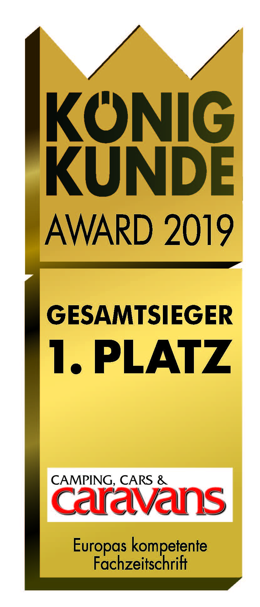 König Kunde Award 2019 Fendt-Caravan Gesamtsieger