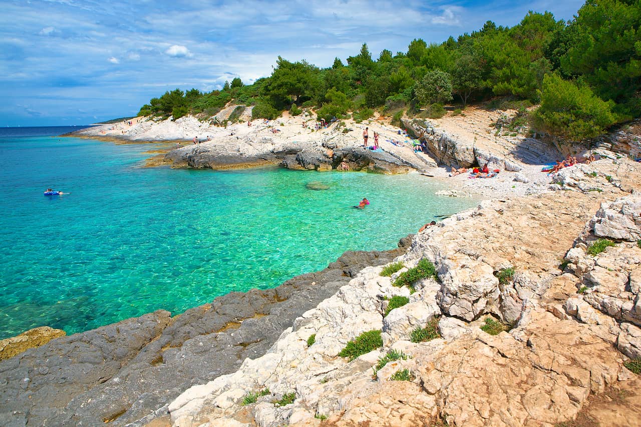 Bucht in Istrien, Kroatien